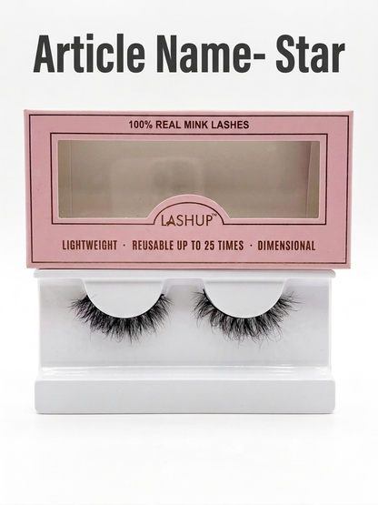 LashUp Reusable Up To 25 Times Eye Lashes.