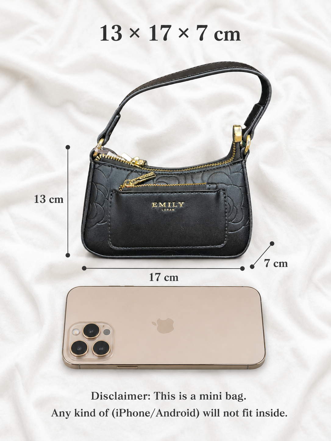 Whimsy Mini Bag - Black MB015
