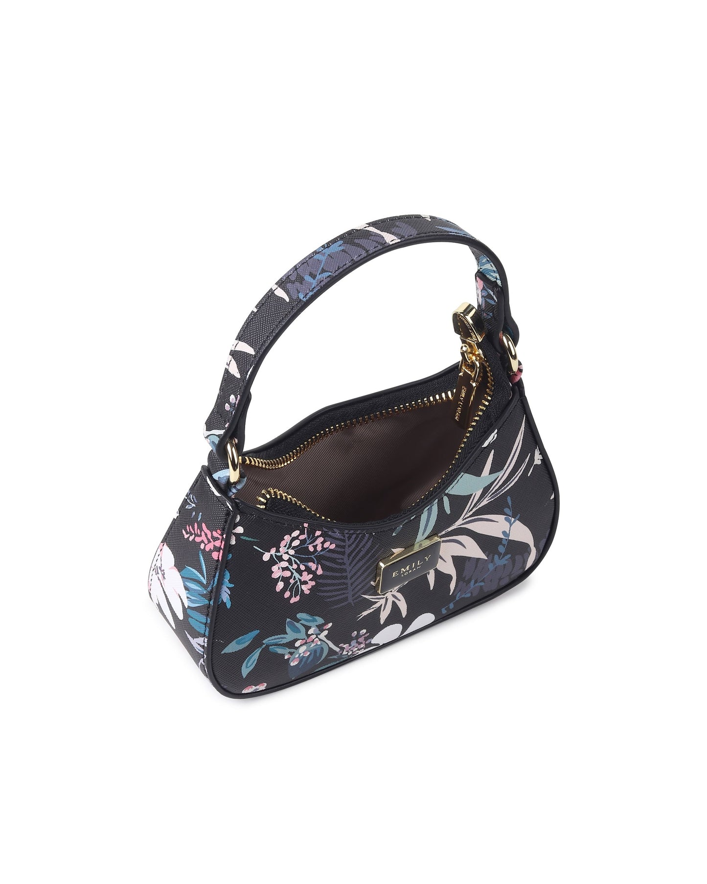 Fleur Mini Bag- Black Floral