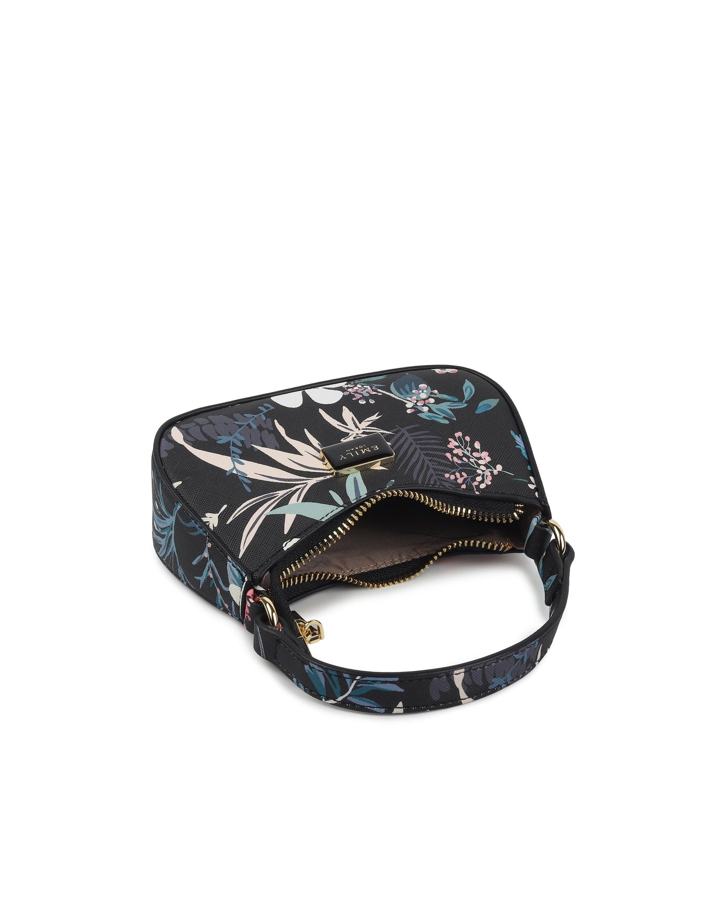 Fleur Mini Bag- Black Floral
