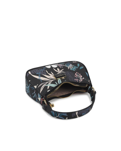 Fleur Mini Bag- Black Floral