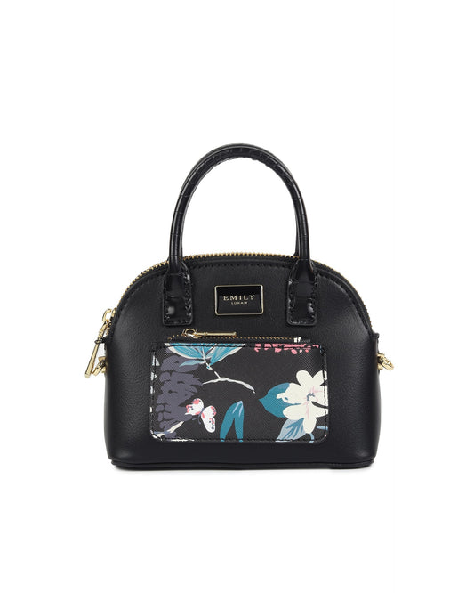 Bloom Mini Bag- Black  MB08