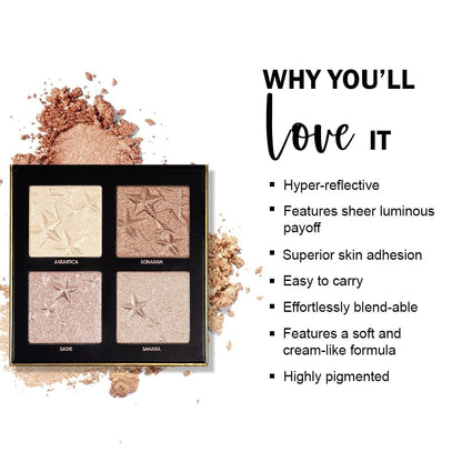 Daily Life Forever52 Desert Glow 4 Color Highlighter Palette (5.3 g)