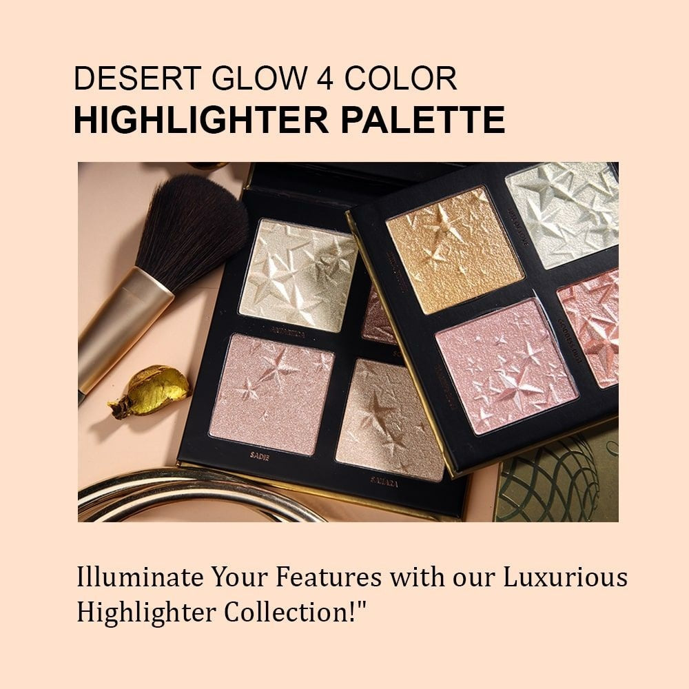 Daily Life Forever52 Desert Glow 4 Color Highlighter Palette (5.3 g)