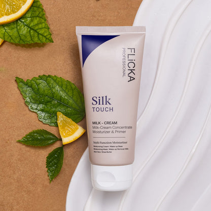Flicka Silk Touch 3-In-1 Moisturizer Primer And Sun Care Dermatologically Tested And Minimize Pores (60g)