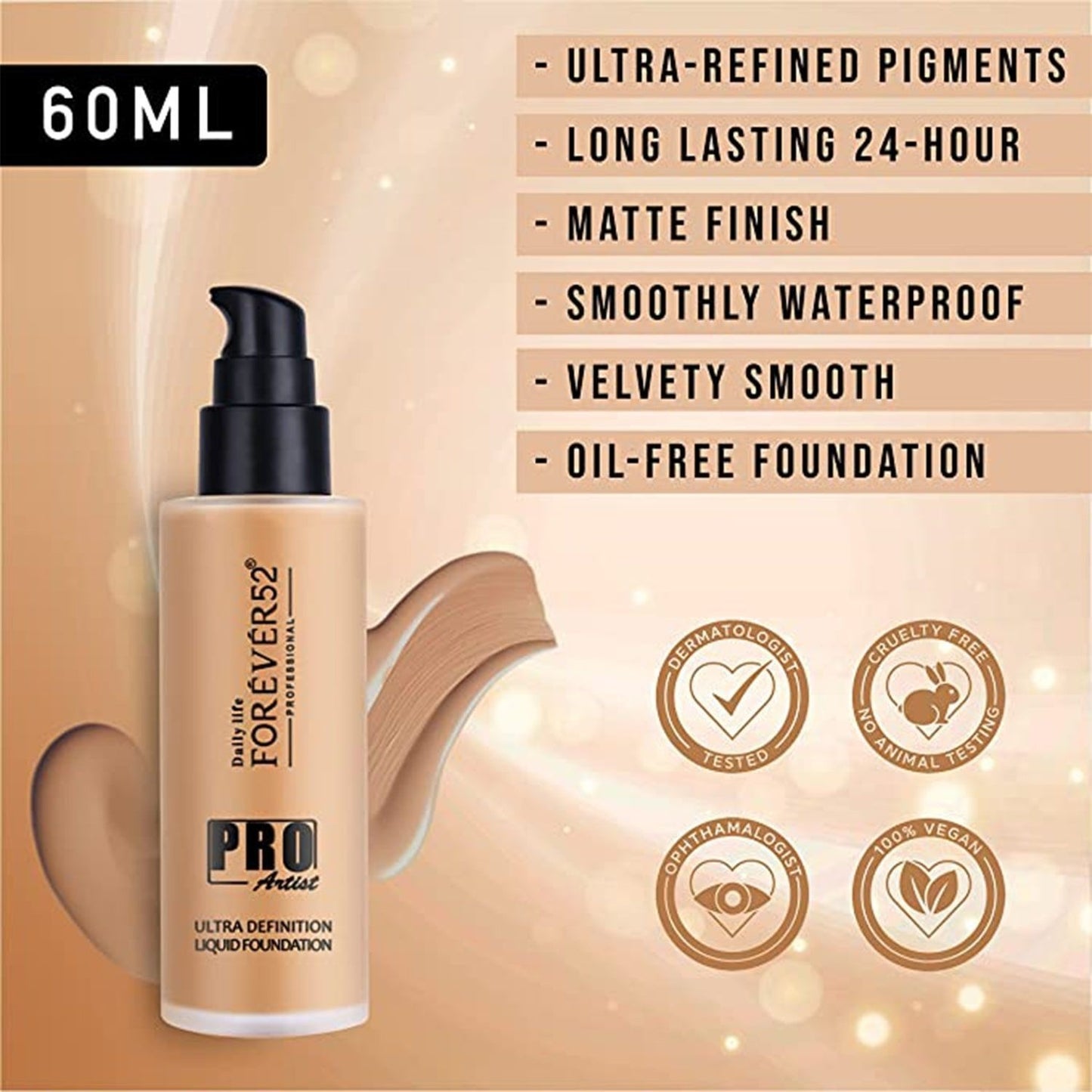 Forever 52 Pro Artist Ultra Definition Liquid Foundation