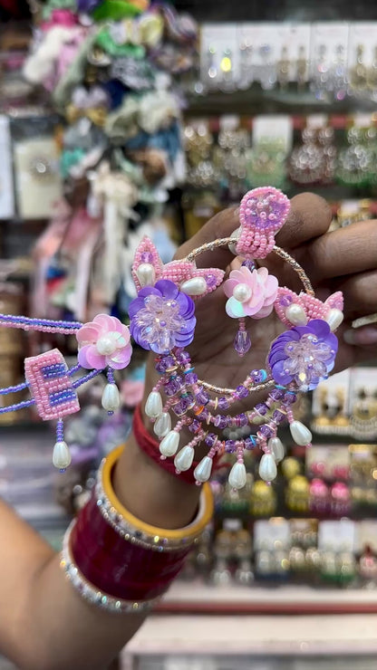 Beaded Handmade jewellery For Haldi Mehandi.