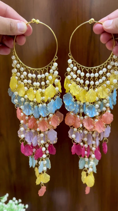 Petal Flower bracelets Rainbow kalira 058