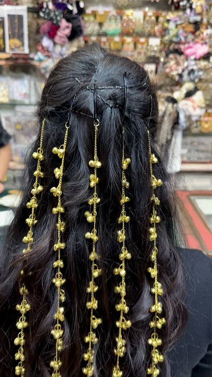 Kashmiri Ghungroo Hair Accessory
