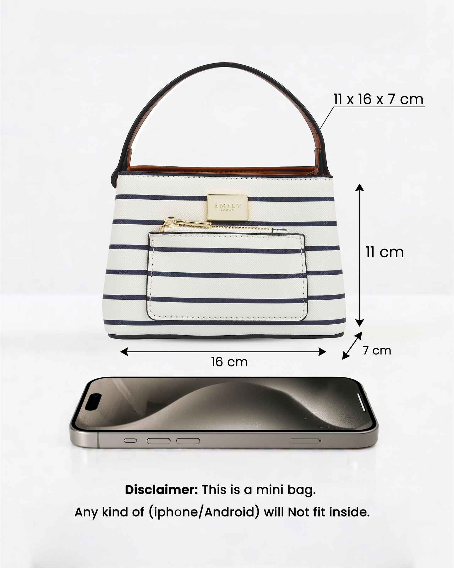 Blaire Mini Bag- Stripes