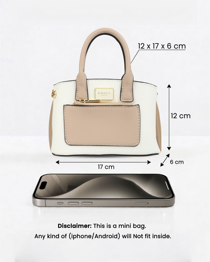 Roselle Mini Bag- White
