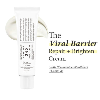 Dr.Althea
345 Relief Cream: Soothing & Barrier Repair Cream with power of Niacinamide & Panthenol
(50ml)