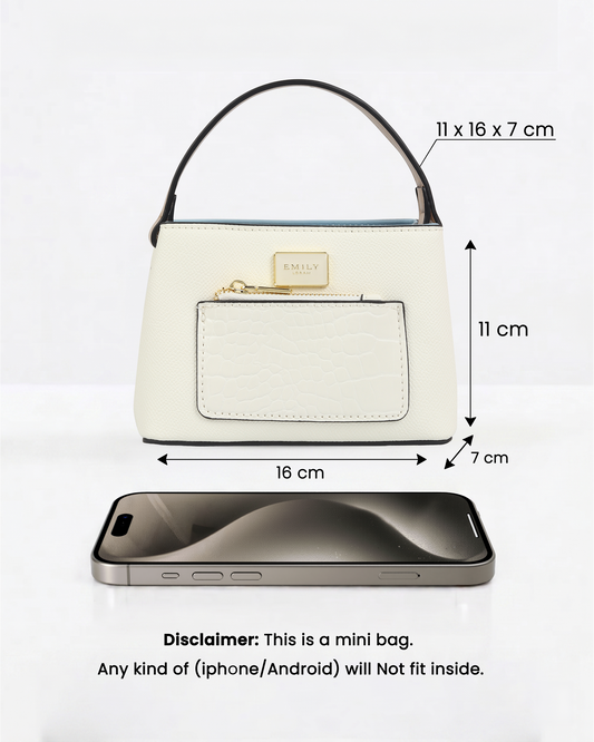 Blaire Mini Bag-White