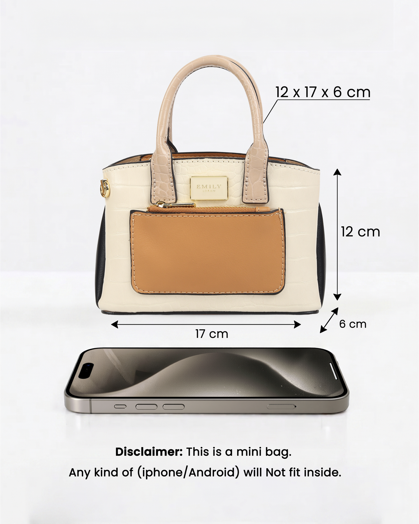 Roselle Mini Bag-Beige